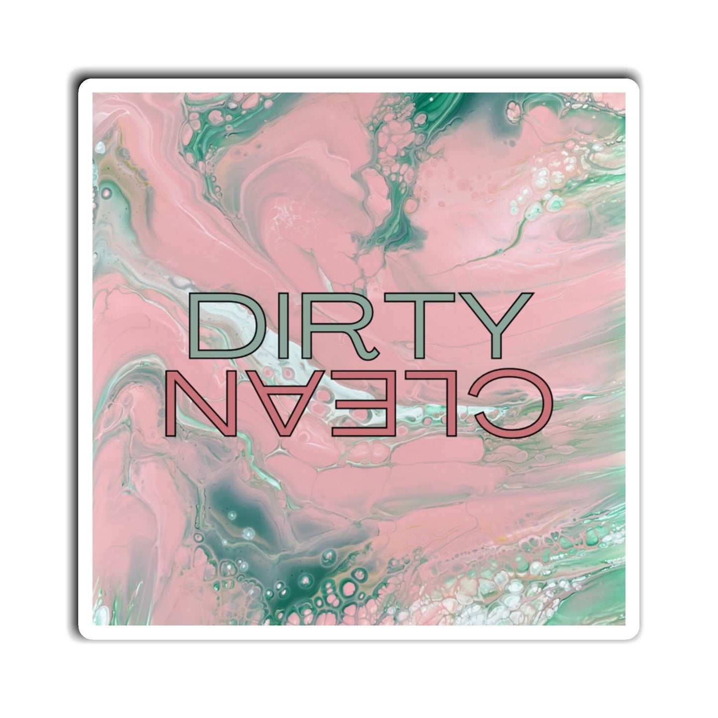 Pink Dreams Dishwasher Magnet -  Where Elegance Meets Playful Whimsy