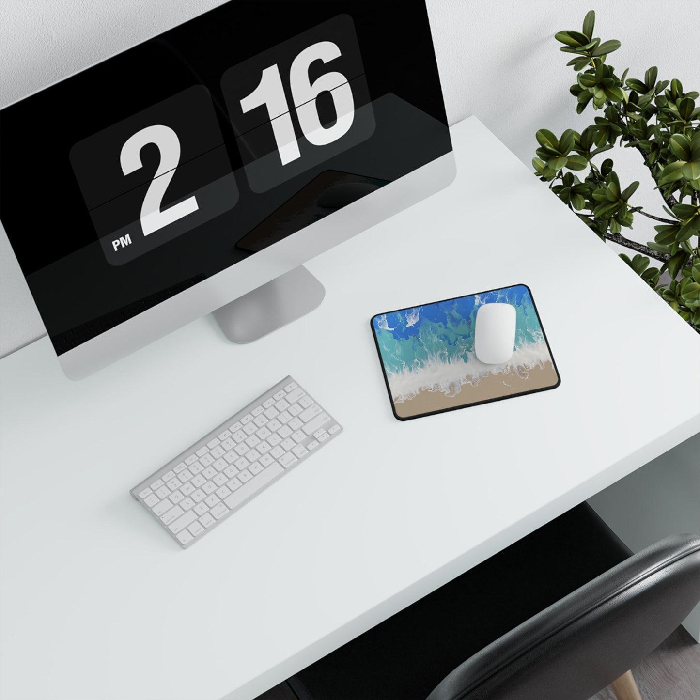 Beachscape Mousepad: A Tranquil Oasis for Your Home Office