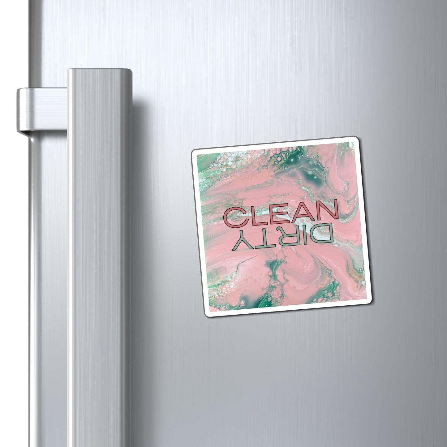 Pink Dreams Dishwasher Magnet -  Where Elegance Meets Playful Whimsy