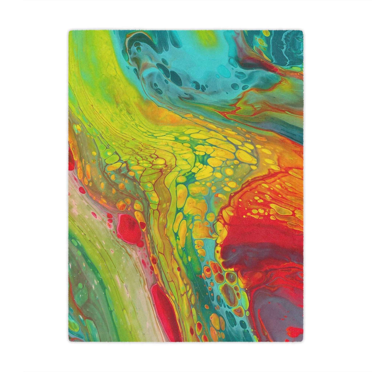 Fruity Colored, Soft, Cozy, Minky Blanket for Adults or Kids