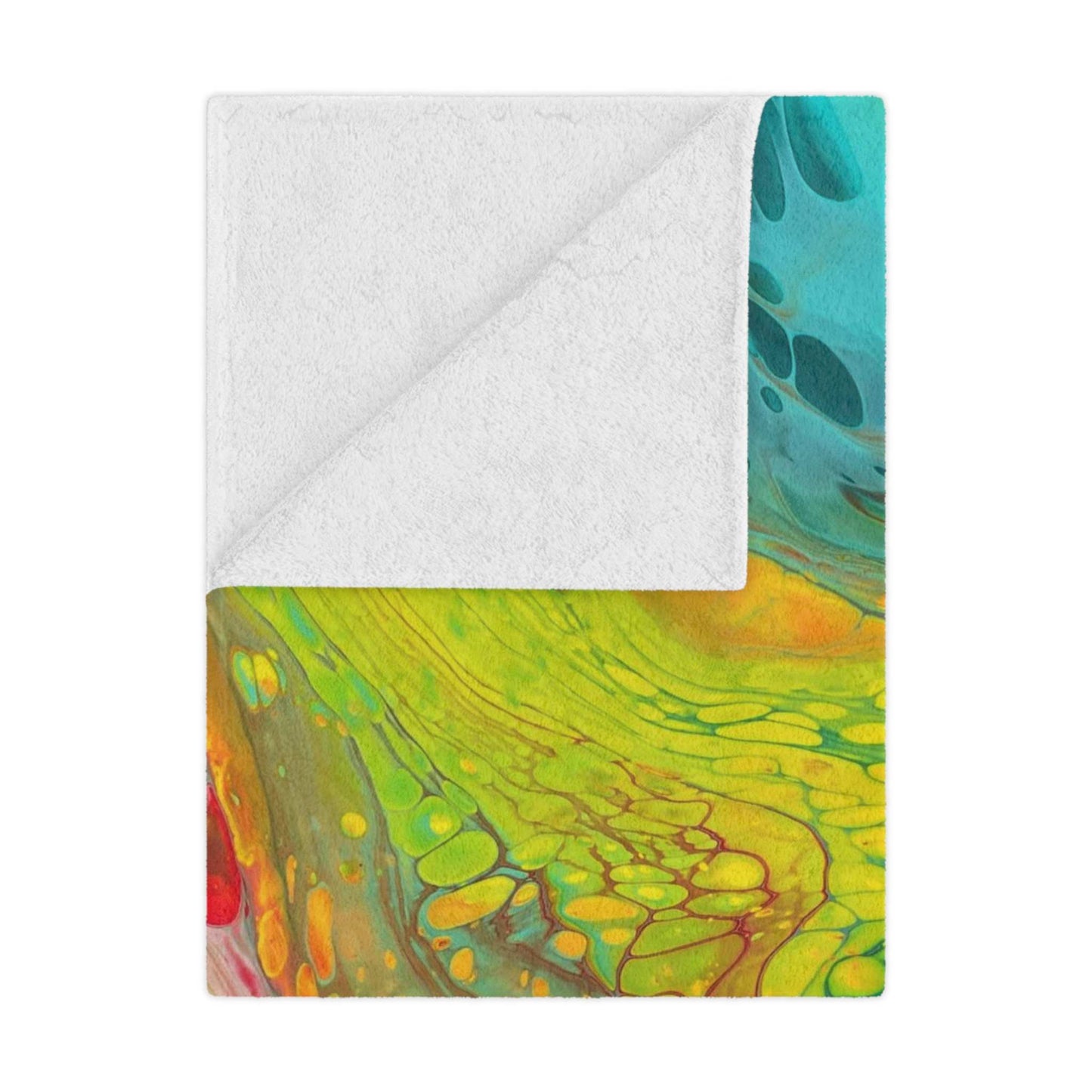 Fruity Colored, Soft, Cozy, Minky Blanket for Adults or Kids