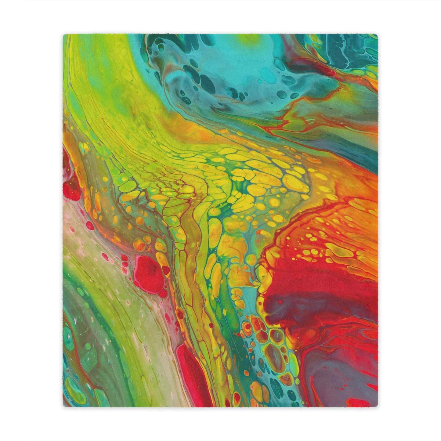 Fruity Colored, Soft, Cozy, Minky Blanket for Adults or Kids
